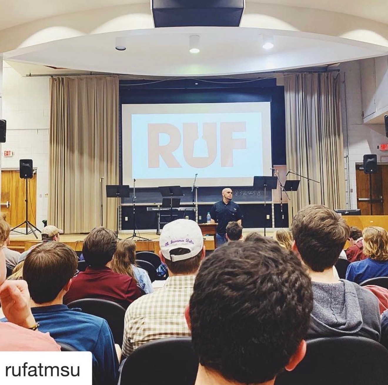 Tyson Lee speaking to a college audience